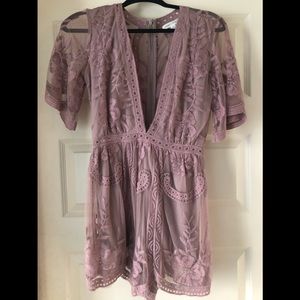 Lace romper